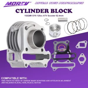 52.4mm Cylinder Piston Kit for GY6 125cc ATV Quad Scooter 152QMI Engine